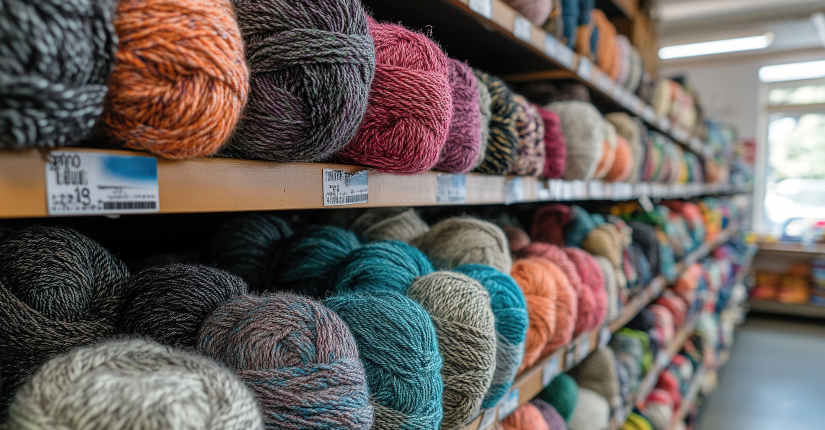 Склад пряжи ItalianWoolStock в Тоскане